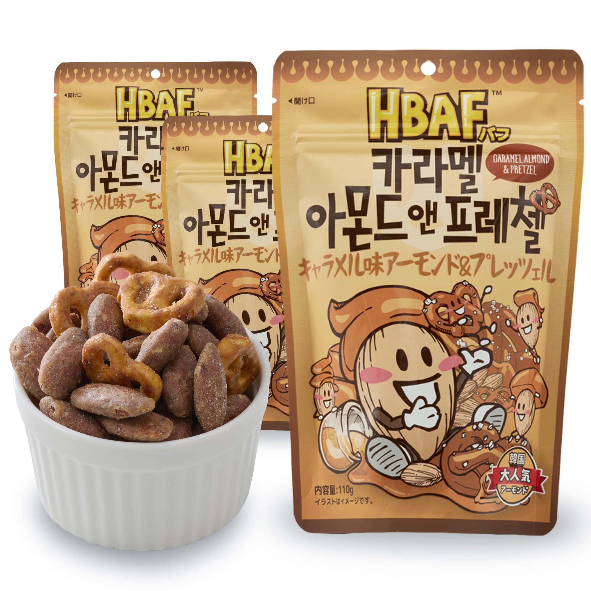 Amazon | [ HBAF 公式 ] ハニーバターアーモンド ＆ プレッツェル